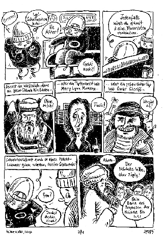 Nacktscanner-Comic Seite 3 in Moga Mobo