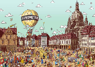 Mein Wimmelbild für's Panometer Dresden