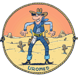Cowboy Illustration für Uromed. 2021